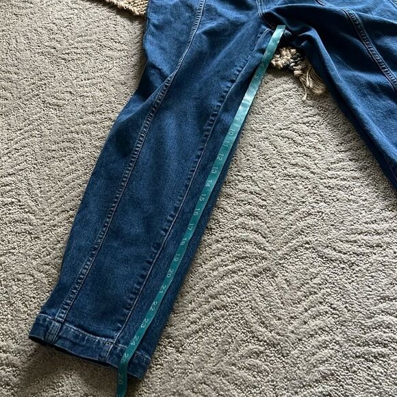 Madewell Tapered Jeans in Fernhill Wash: Seamed Edition No Pockets Size 32 - Picture 14 of 16